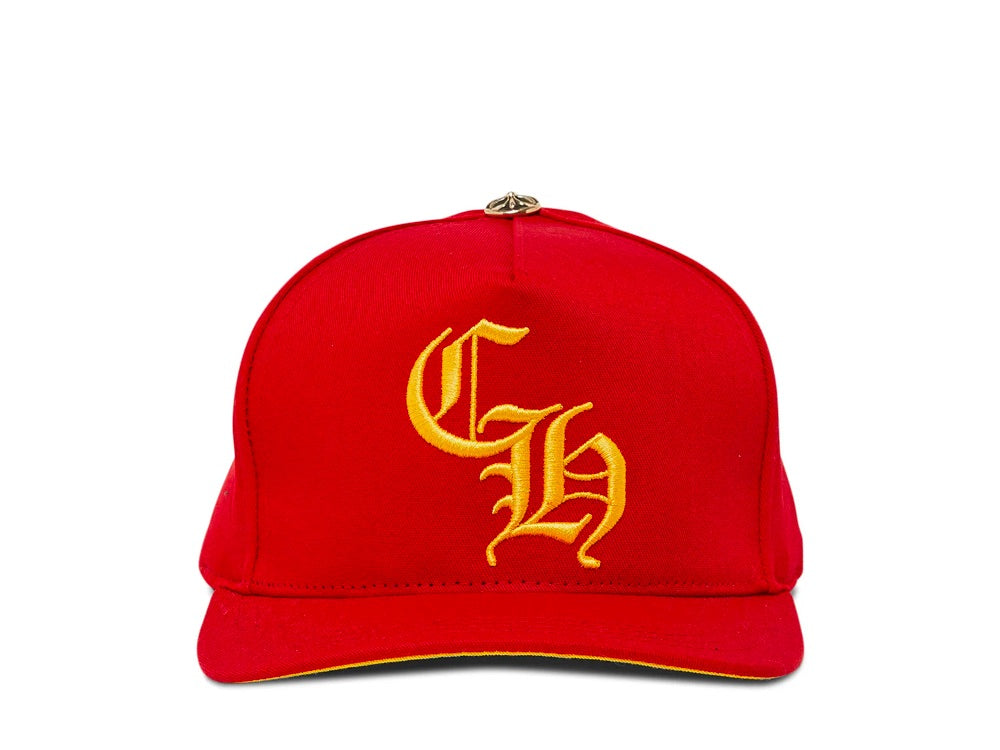 Chrome Hearts CH Silver Button Hat Red/Yellow