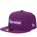 Supreme Championship Box Logo New Era 59Fifty Hat Purple - SS25H112-PURPLE