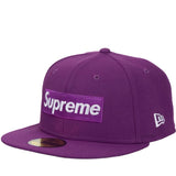 Supreme Championship Box Logo New Era 59Fifty Hat Purple - SS25H112-PURPLE