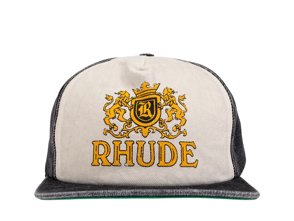 Rhude Cresta Denim Cap Black Cream