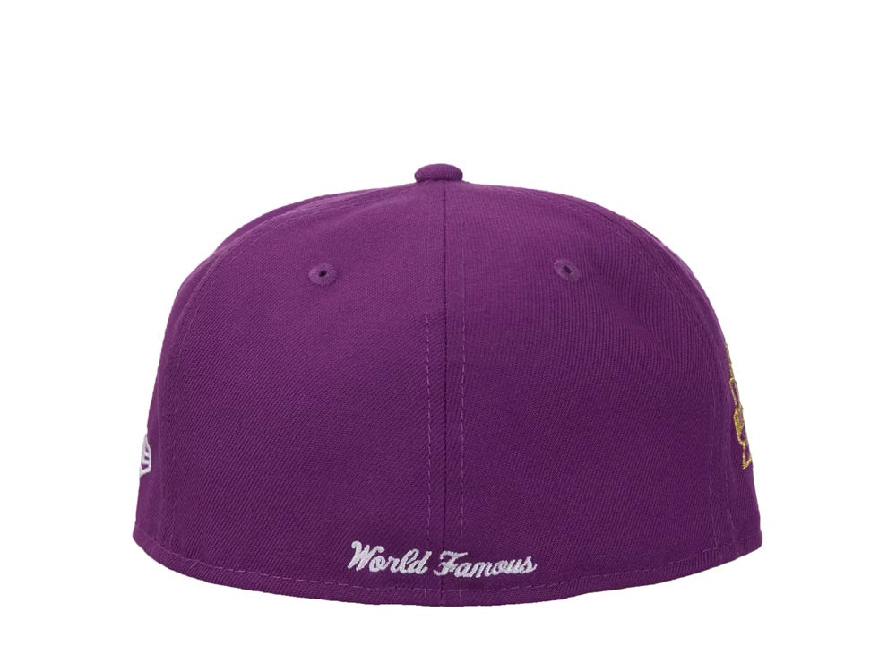 Supreme Championship Box Logo New Era 59Fifty Hat Purple - SS25H112-PURPLE
