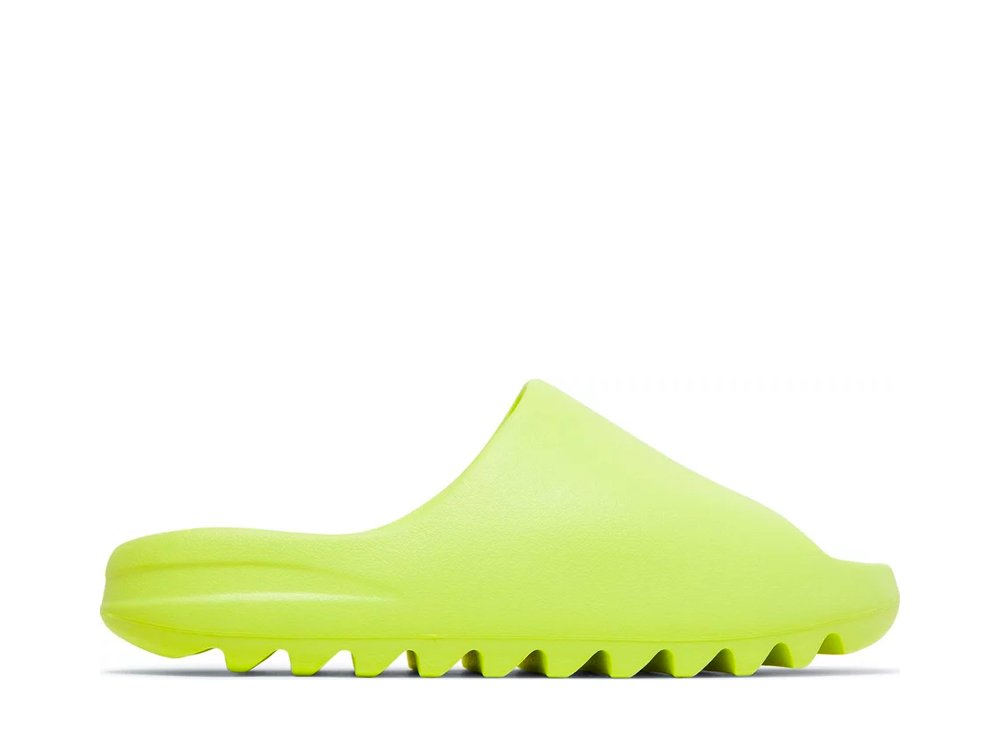 adidas Yeezy Slide Glow Green Elusive Sneaks adidas Yeezy Slide Glow Green Elusive Sneaks