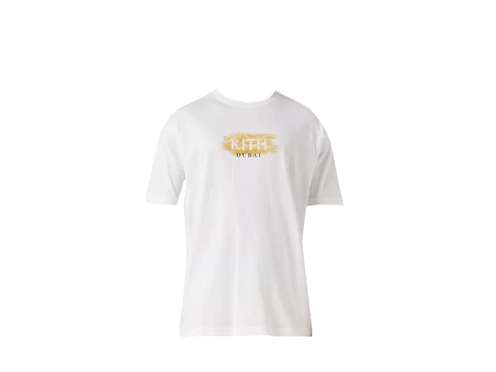 Kith Dubai Desert Box Logo Tee White