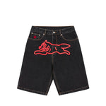 Billionaire Boys Club Running Dog Denim Shorts Black - ICD003-BLACK