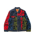 BAPE x Levi's Camo Trucker Jacket Multicolor - LE047AA51YJSZAFAS