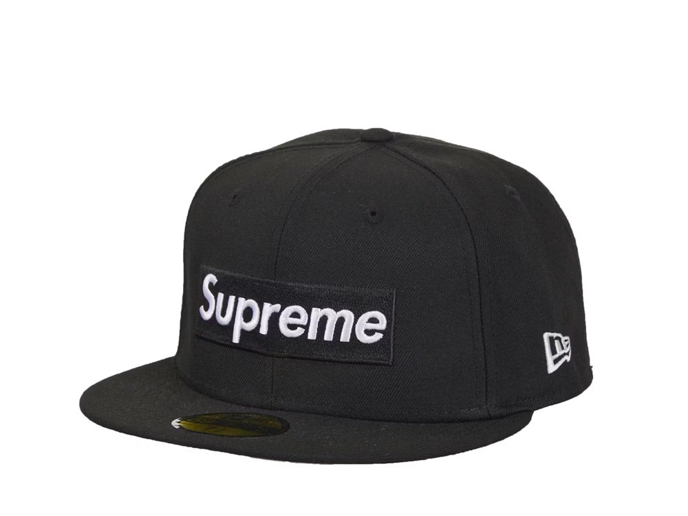 Supreme Championship Box Logo New Era 59Fifty Hat Black - SS25H112-BLACK