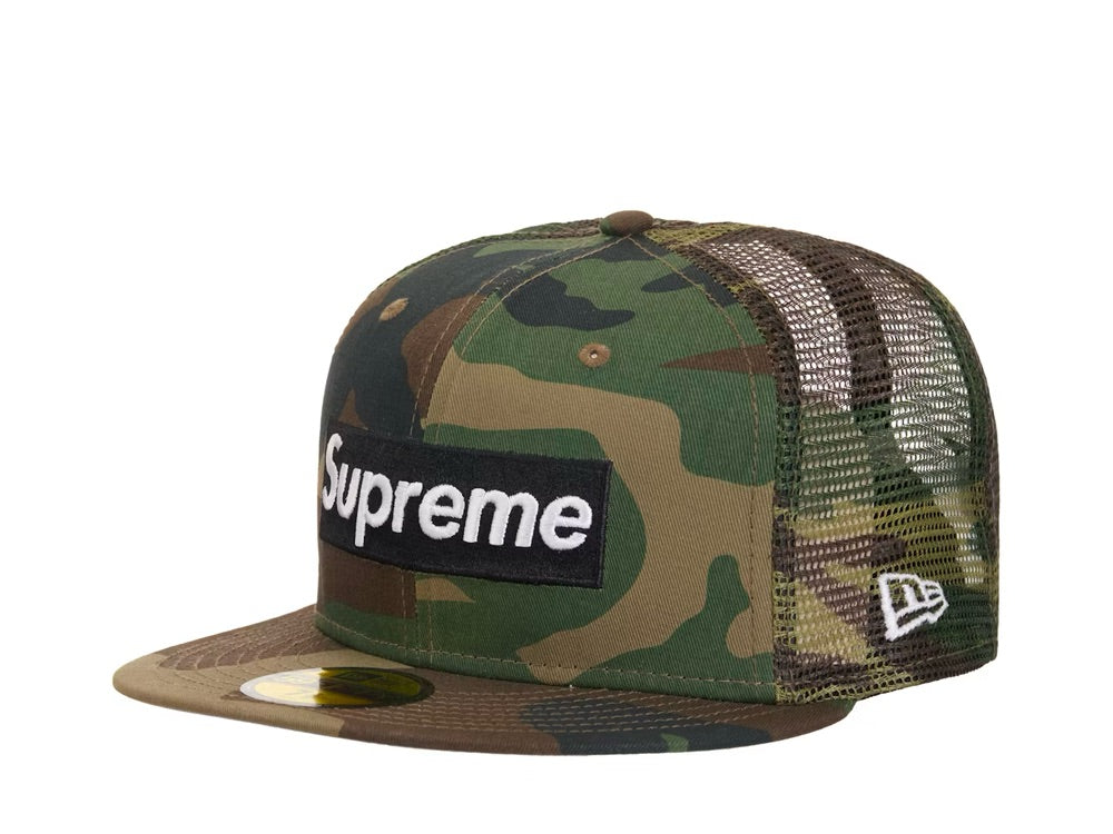 Supreme Box Logo Mesh Back New Era Cap (SS24) Camo - SS24H14-CMO