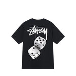 Stussy Fuzzy Dice Tee Black (Heavyweight)