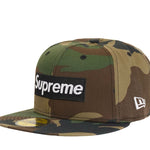 Supreme MLB Teams San Francisco Box Logo New Era 59Fifty Fitted Cap Woodland Camo - SS24H85F-CMO