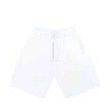 Denim Tears Mono Cotton Wreath Shorts White - SS24CR007