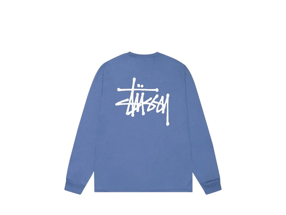 Stussy Basic Long Sleeve Tee Storm