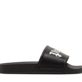 Palm Angels Pool Slides Black - PWIC002C99PLA0031001