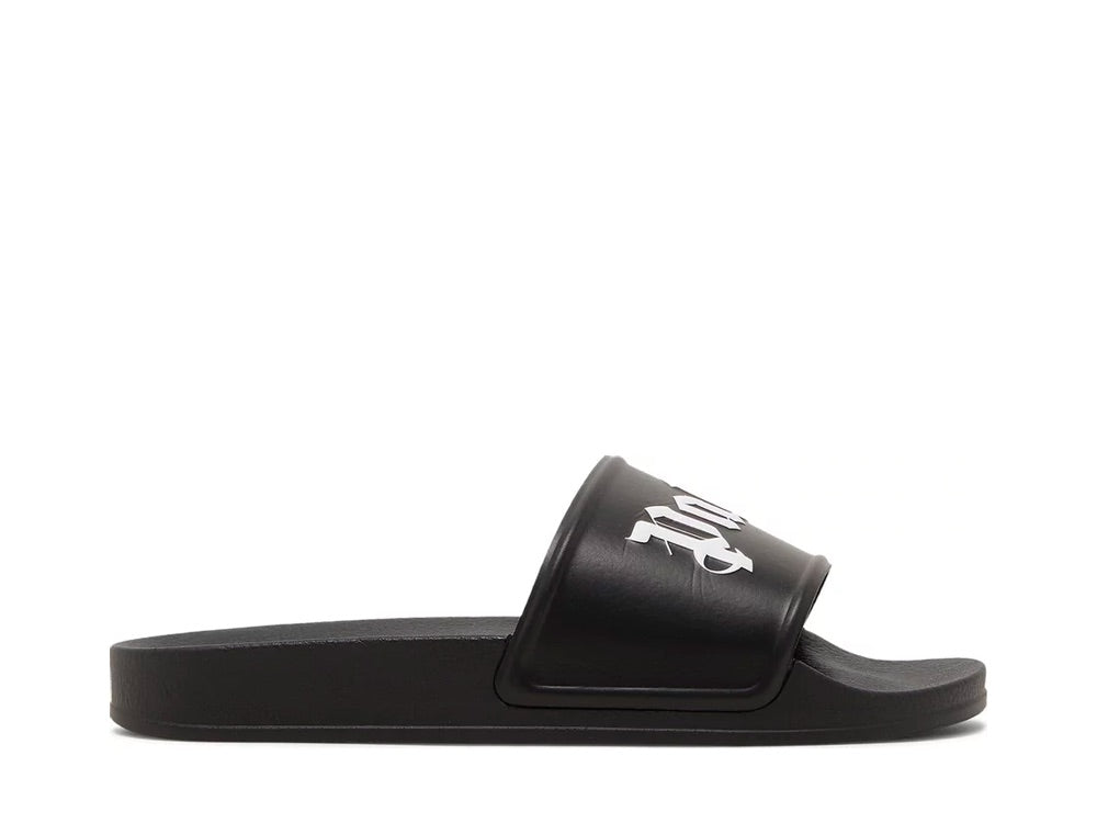 Palm Angels Pool Slides Black - PWIC002C99PLA0031001