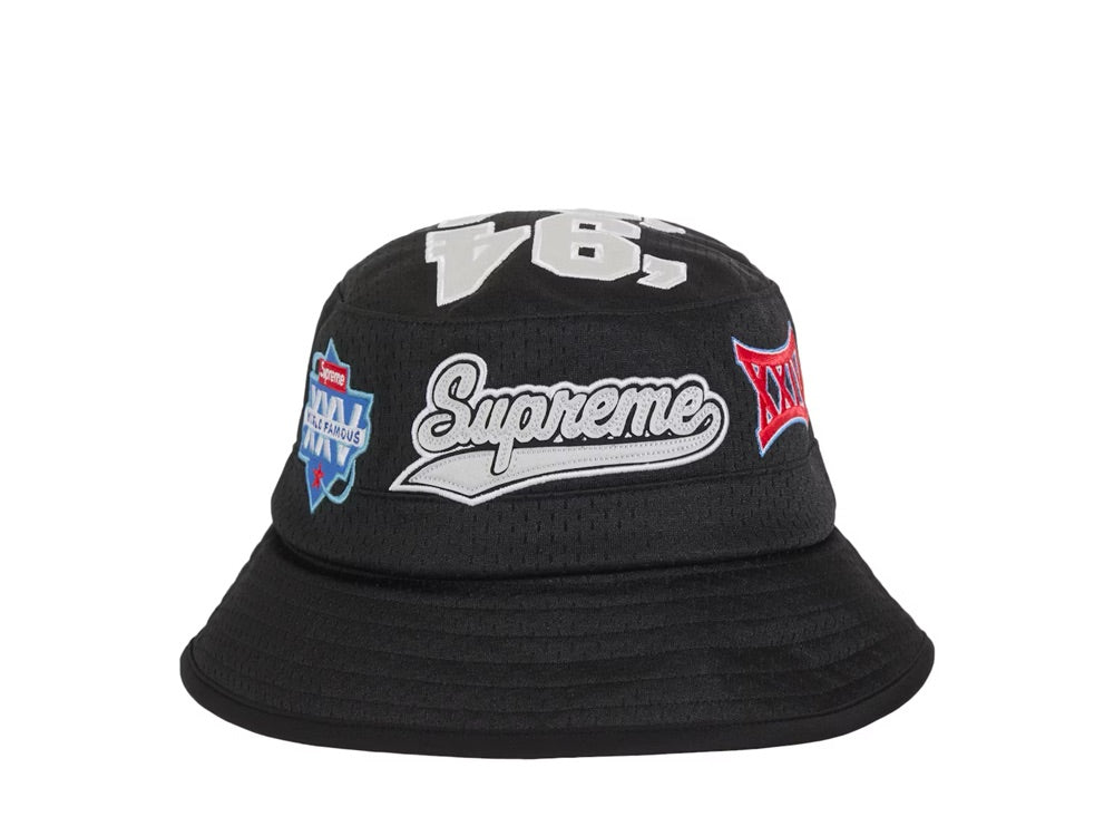 Supreme Playoffs Mesh Crusher Hat Black