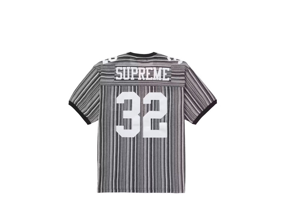 Supreme Open Knit Football Top Black