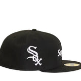 Supreme MLB Teams Chicago Box Logo New Era 59Fifty Fitted Cap Black - SS24H85A-BLK