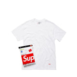 Supreme Hanes Tagless Tees (3 Pack) White