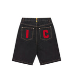 Billionaire Boys Club Running Dog Denim Shorts Black - ICD003-BLACK