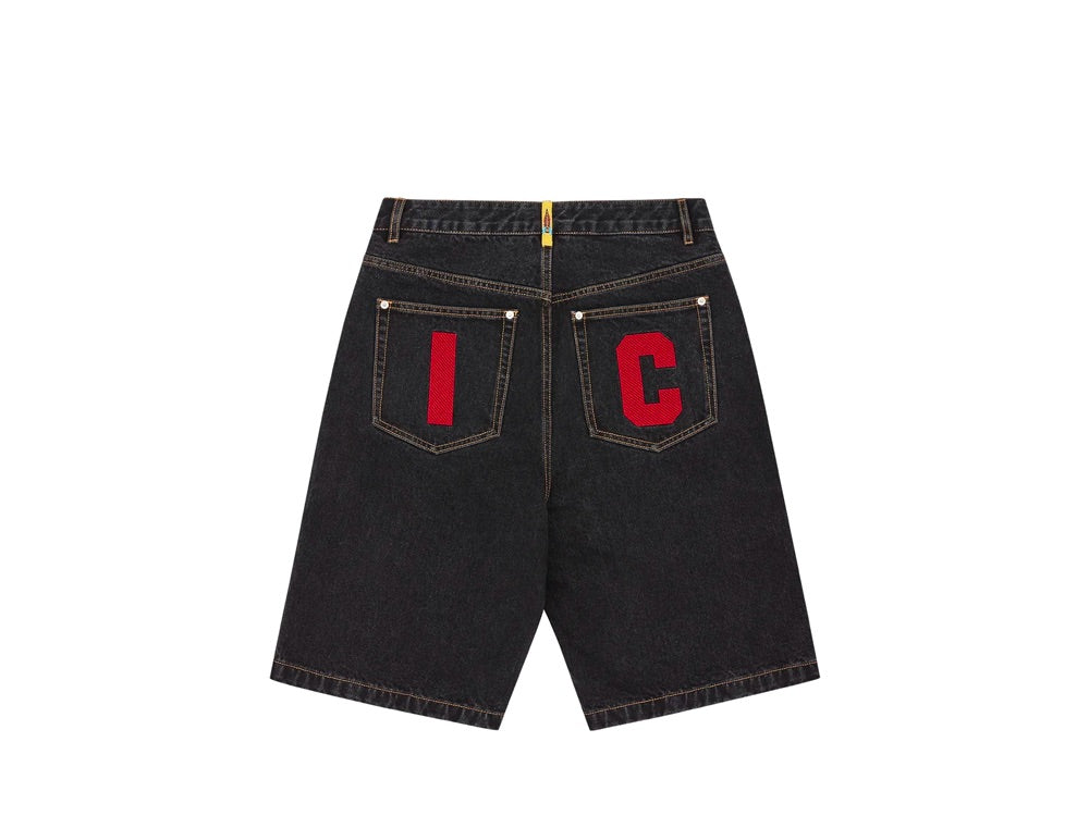 Billionaire Boys Club Running Dog Denim Shorts Black - ICD003-BLACK