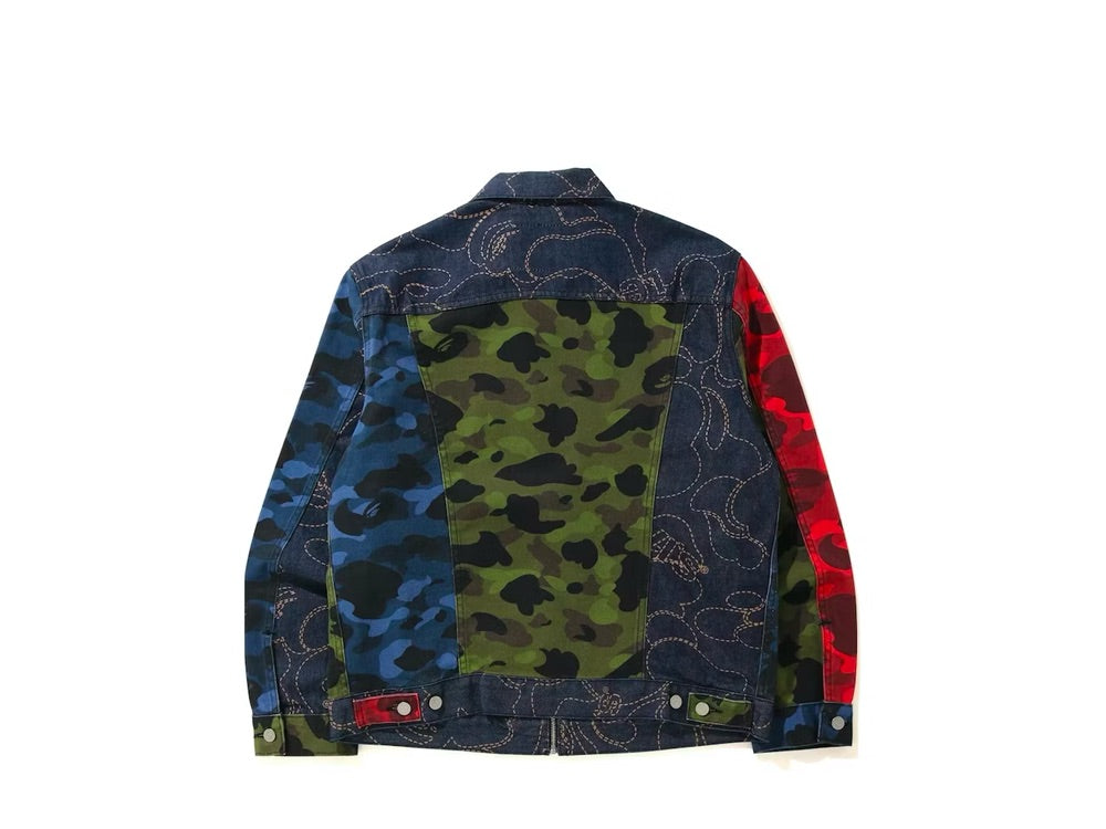 BAPE x Levi's Camo Trucker Jacket Multicolor - LE047AA51YJSZAFAS