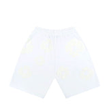 Denim Tears Mono Cotton Wreath Shorts White - SS24CR007