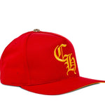 Chrome Hearts CH Silver Button Hat Red/Yellow