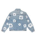 Denim Tears Type-2 All Over Wreath Trucker Jacket Light Wash - 802-0003-30