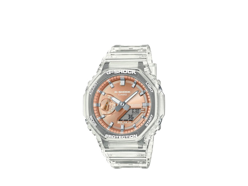 Casio G-SHOCK Ana-Digi Watch Skeleton Rose Gold