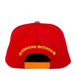 Chrome Hearts CH Silver Button Hat Red/Yellow