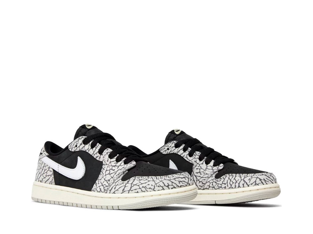 Air Jordan 1 Retro Low OG Black Cement (W) - CZ0775-001