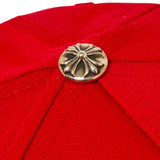 Chrome Hearts CH Silver Button Hat Red/Yellow