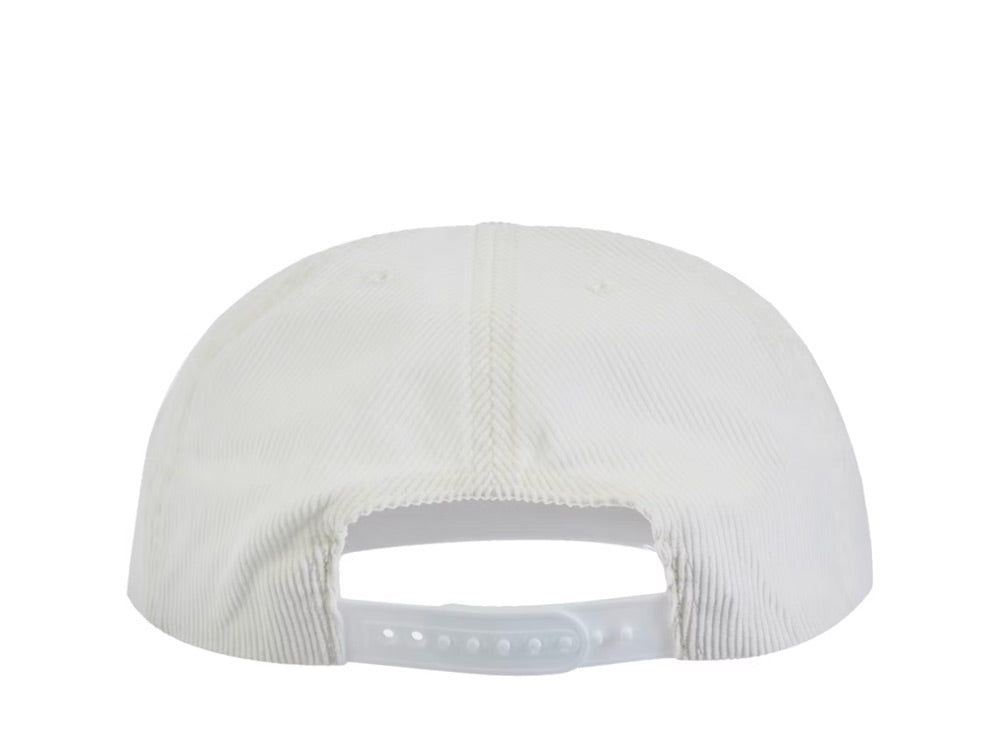 Supreme Champagne Corduroy 5-Panel Cap White - SS24H66-WHT