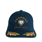 Casablanca For The Peace Embroidered Cap Navy - AF23-HAT-008-02