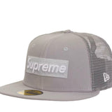 Supreme Box Logo Mesh Back New Era Cap (SS24) Gray - SS24H14-GRY