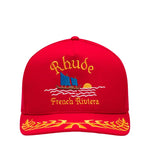Rhude Riviera Sailing Cap Red