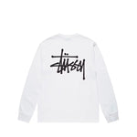 Stussy Basic Long Sleeve Tee White