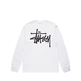 Stussy Basic Long Sleeve Tee White