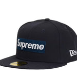 Supreme MLB Teams New York Box Logo New Era 59Fifty Fitted Cap Navy - SS24H85C-NVY