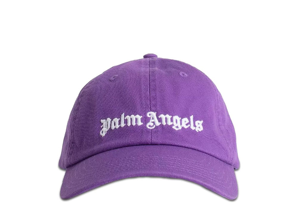 Palm Angels Classic Logo Cap Purple - PMLB003C99FAB0013701