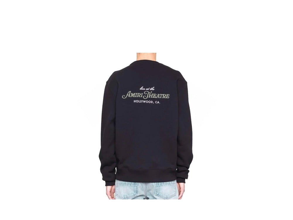 AMIRI Theatre Crewneck Black