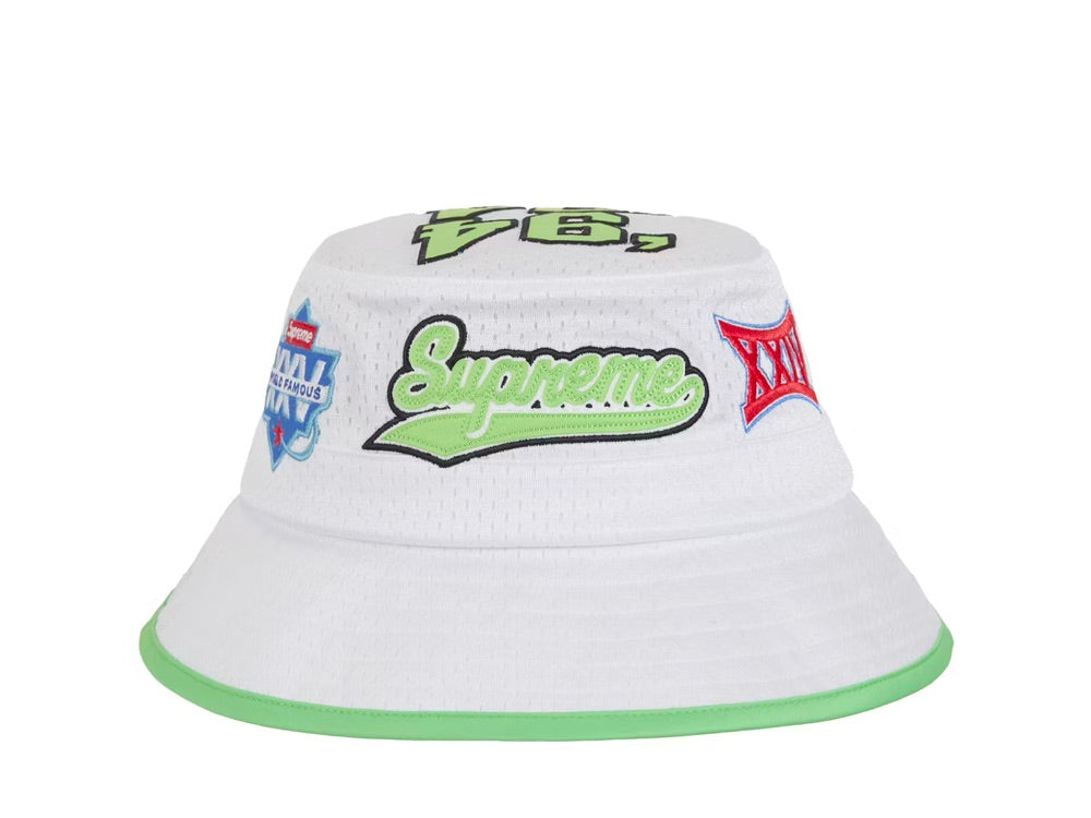 Supreme Playoffs Mesh Crusher Hat White