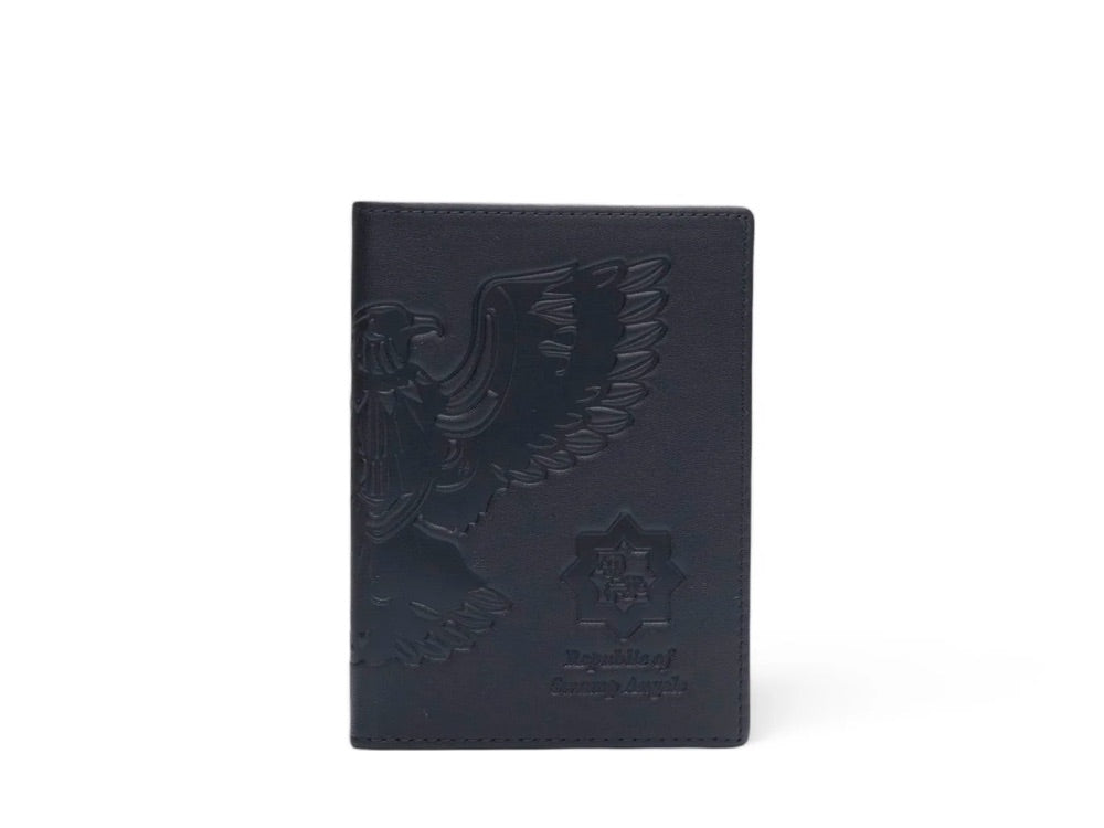 Murd333r.fm Nappa Passport Holder Black - MFMNAPPA001