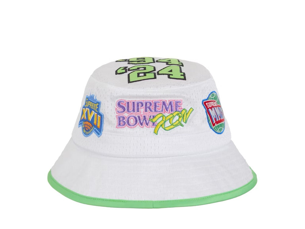 Supreme Playoffs Mesh Crusher Hat White