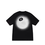 Stussy 8 Ball Fade Tee Black (Heavyweight)