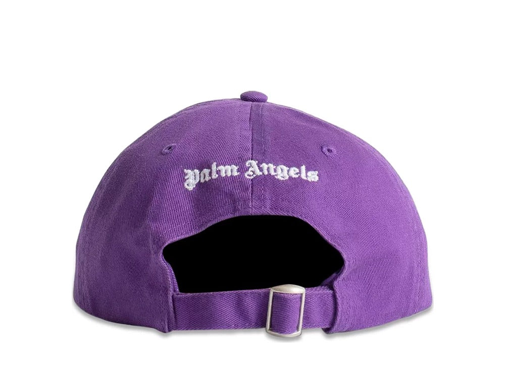 Palm Angels Classic Logo Cap Purple - PMLB003C99FAB0013701