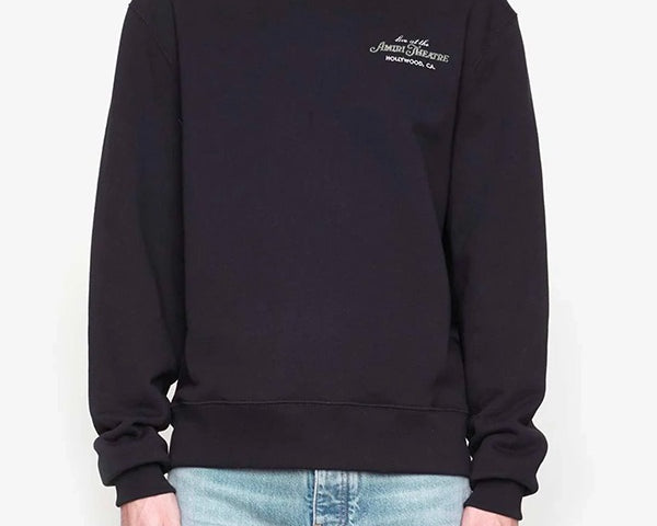 AMIRI Theatre Crewneck Black