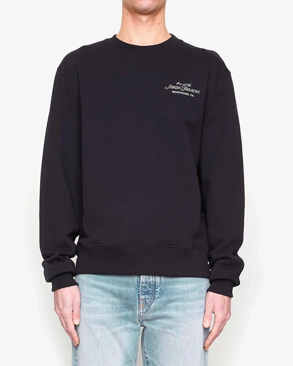 AMIRI Theatre Crewneck Black