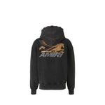 Amiri Vintage Pegasus Oversized Hoodie Black