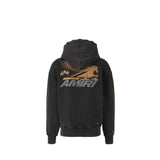 Amiri Vintage Pegasus Oversized Hoodie Black