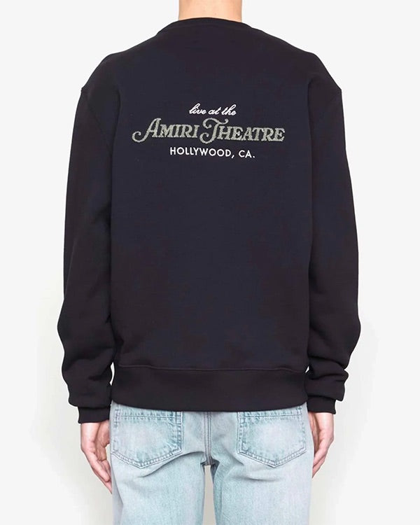 AMIRI Theatre Crewneck Black